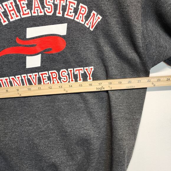 Southeastern University Crewneck Sweatshirt Size M Gray Gorp Casual Champion - Picture 8 of 10